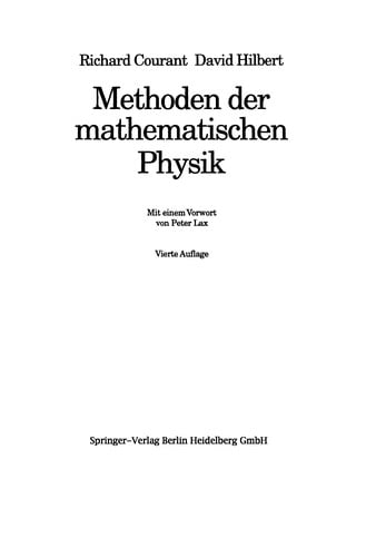 Methoden der Mathematischen Physik