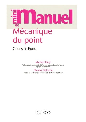 Mécanique du point