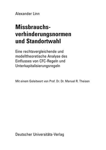 Missbrauchsverhinderungsnormen und Standortwahl