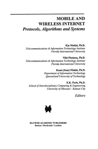 Mobile and Wireless Internet