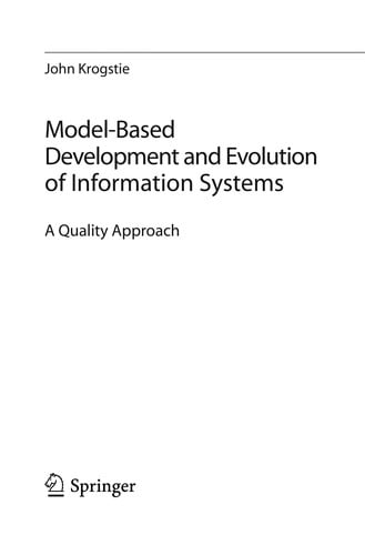 Model-Based Development and Evolution of Information Systems