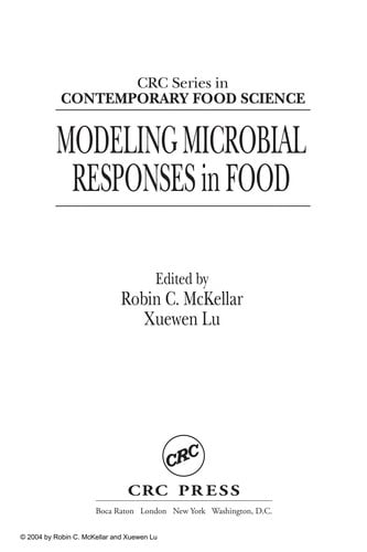 Modeling microbial responses in food