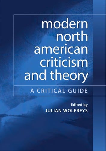 Modern North American criticism and theory