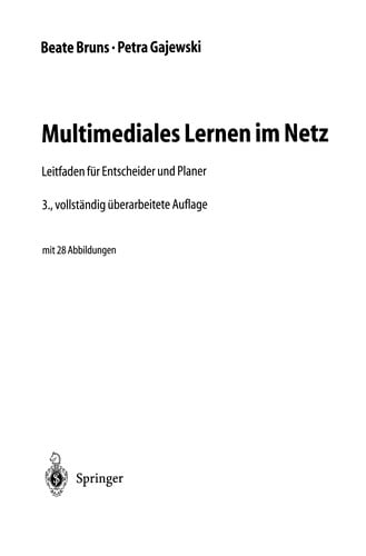 Multimediales Lernen im Netz