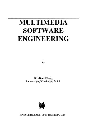 Multimedia Software Engineering