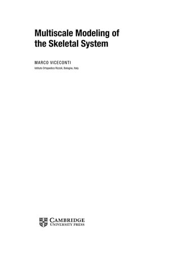 Multiscale modeling of the skeletal system