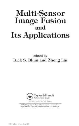 Multi-sensor image fusion and its applications