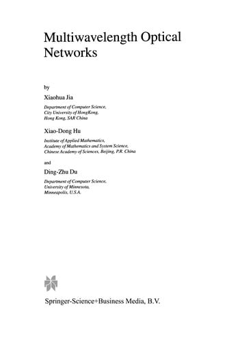 Multiwavelength Optical Networks