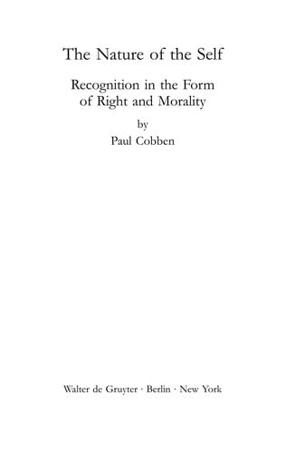 The nature of the self