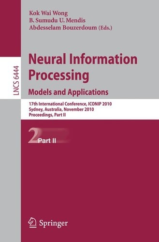 Neural Information Processing. Theory and Algorithms