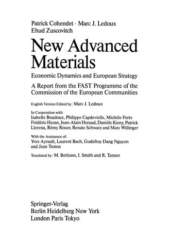 New Advanced Materials
