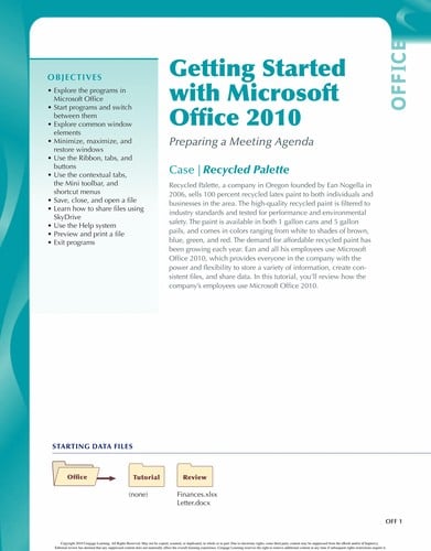 New perspectives on Microsoft Word 2010