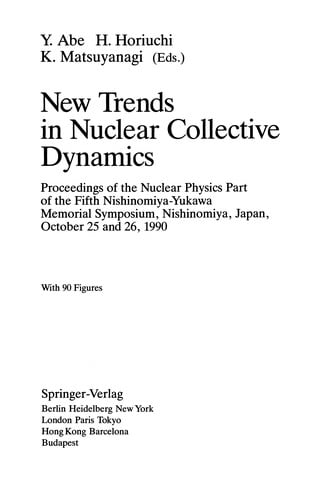 New Trends in Nuclear Collective Dynamics