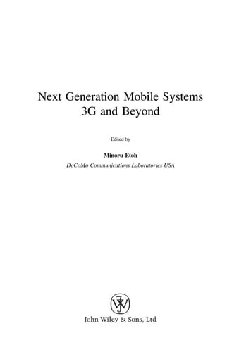 Next generation mobile systems