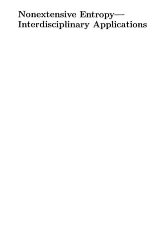 Nonextensive entropy