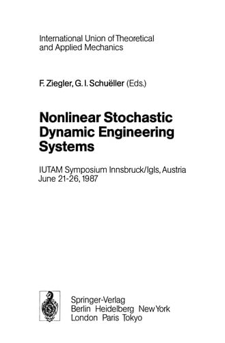 Nonlinear Stochastic Dynamic Engineering Systems