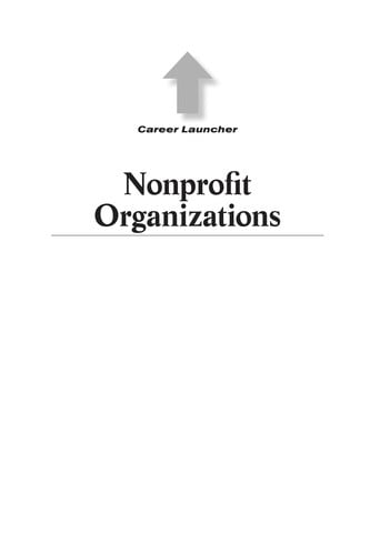 Nonprofit organizations
