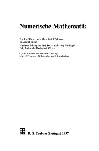 Numerische Mathematik