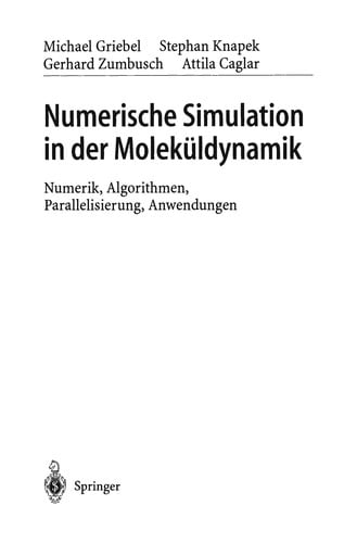 Numerische Simulation in der Moleküldynamik