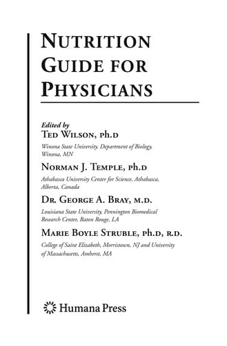 Nutrition Guide for Physicians