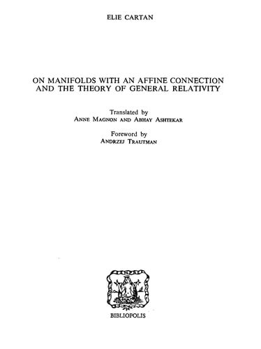 On manifolds with an affine connection and the theory of general relativity