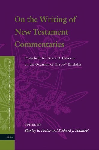 On the writing of New Testament commentaries