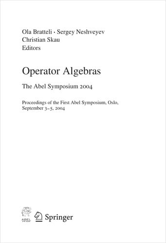 Operator Algebras
