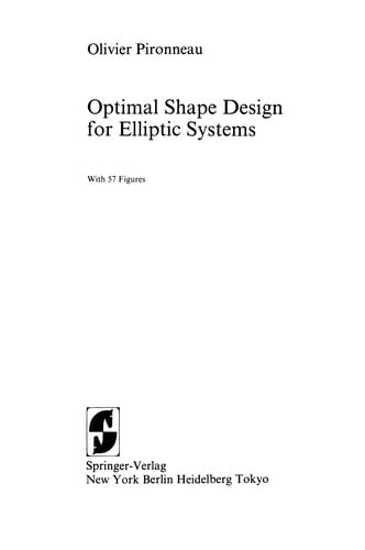 Optimal Shape Design for Elliptic Systems