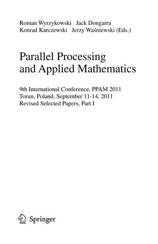 Parallel Processing and Applied Mathematics