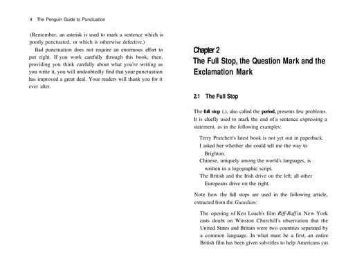 The Penguin guide to punctuation