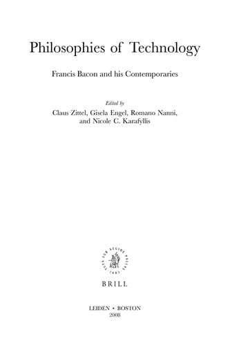 Philosophies of technology