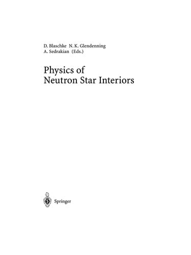 Physics of Neutron Star Interiors