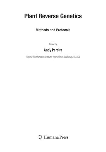 Plant Reverse Genetics