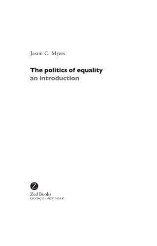 The politics of equality