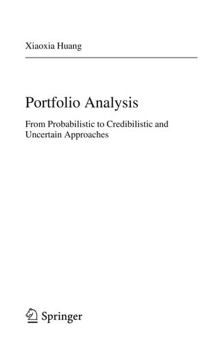 Portfolio analysis