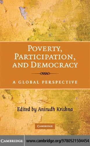 Poverty, participation, and democracy