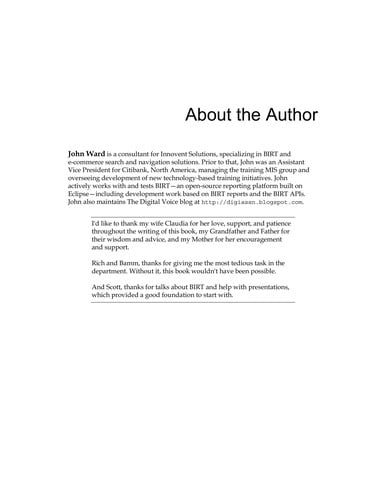 Practical data analysis and reporting with BIRT