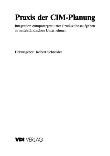 Praxis der CIM-Planung