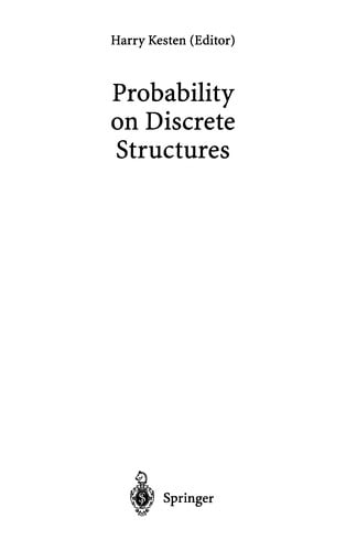 Probability on discrete structures