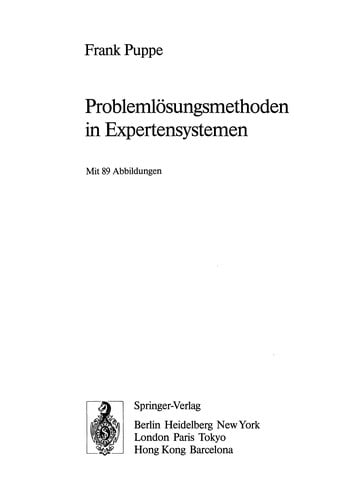 Problemlösungsmethoden in Expertensystemen