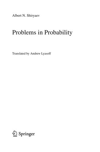 Problems in Probability
