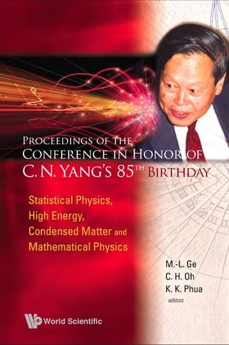 Statistical physics, high energy, condensed matter and mathematical physics