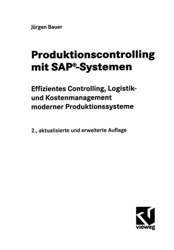 Produktionscontrolling mit SAP®-Systemen
