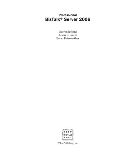 Professional BizTalk server 2006 r2