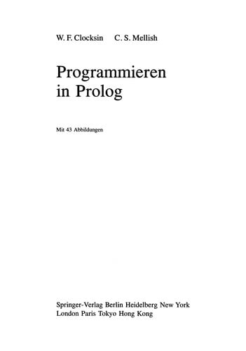 Programmieren in Prolog