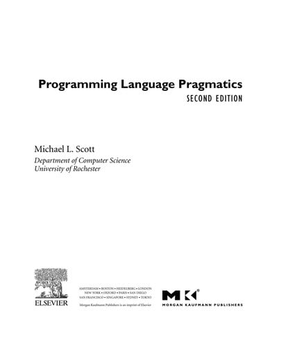 Programming language pragmatics