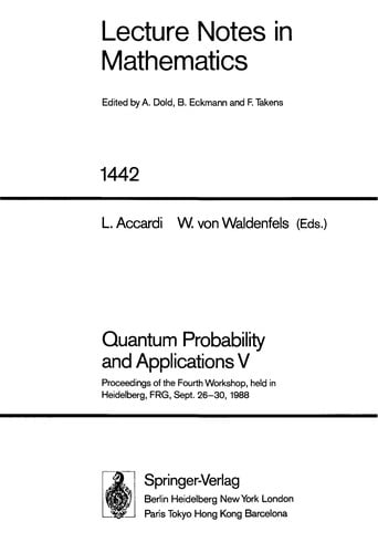 Quantum probability and applications V