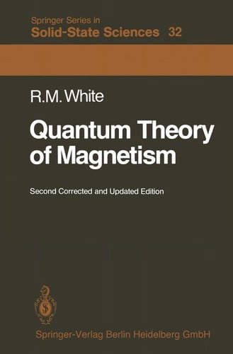 Quantum Theory of Magnetism