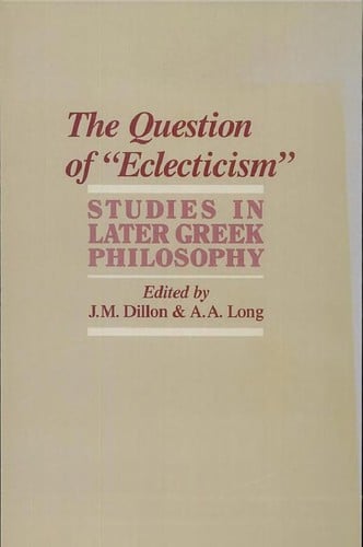 The Question of eclecticism