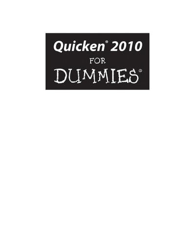 Quicken 2010